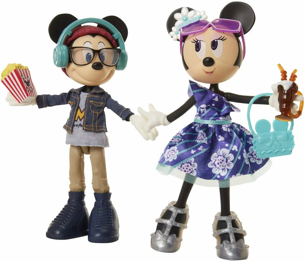 JAKKS PACIFIC PACK 2 POUPEES 23 CM - MICKEY ET MINNIE 1 JAKKS PACIFIC PACK 2 POUPEES 23 CM - MICKEY ET MINNIE
