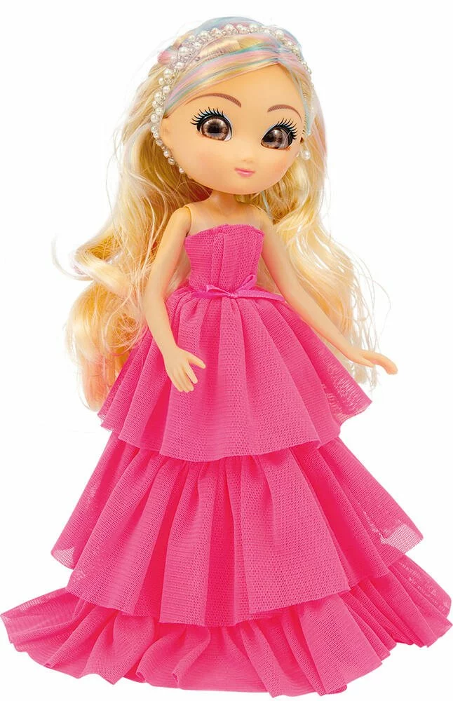 GP TOYS UNIQUE EYES - GRAN GALA : POUPÉE UNIQUE EYES 25 CM AVEC ROBE DE GALA - REBECCA 1 GP TOYS UNIQUE EYES - GRAN GALA : POUPÉE UNIQUE EYES 25 CM AVEC ROBE DE GALA - REBECCA