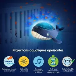 PABOBO KID'SLEEP AQUA DREAM - PROJECTEUR VEILLEUSE MUSICALE ET LUMINEUSE BALEINE -Pas Cher JoueClub Magasin f103cbd18282b10dfe800702dabf90bb98a64dca 02081597 03