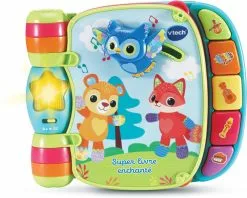 VTech SUPER LIVRE ENCHANTÉ DES BABY LOULOUS (BLEU)