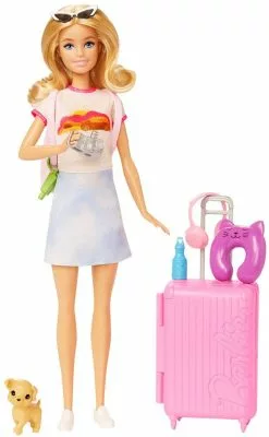 MATTEL BARBIE - COFFRET POUPEE MALIBU EN VOYAGE -Pas Cher JoueClub Magasin fac799a35127274615ae13563a6fe3a02e93d920 41087652 03