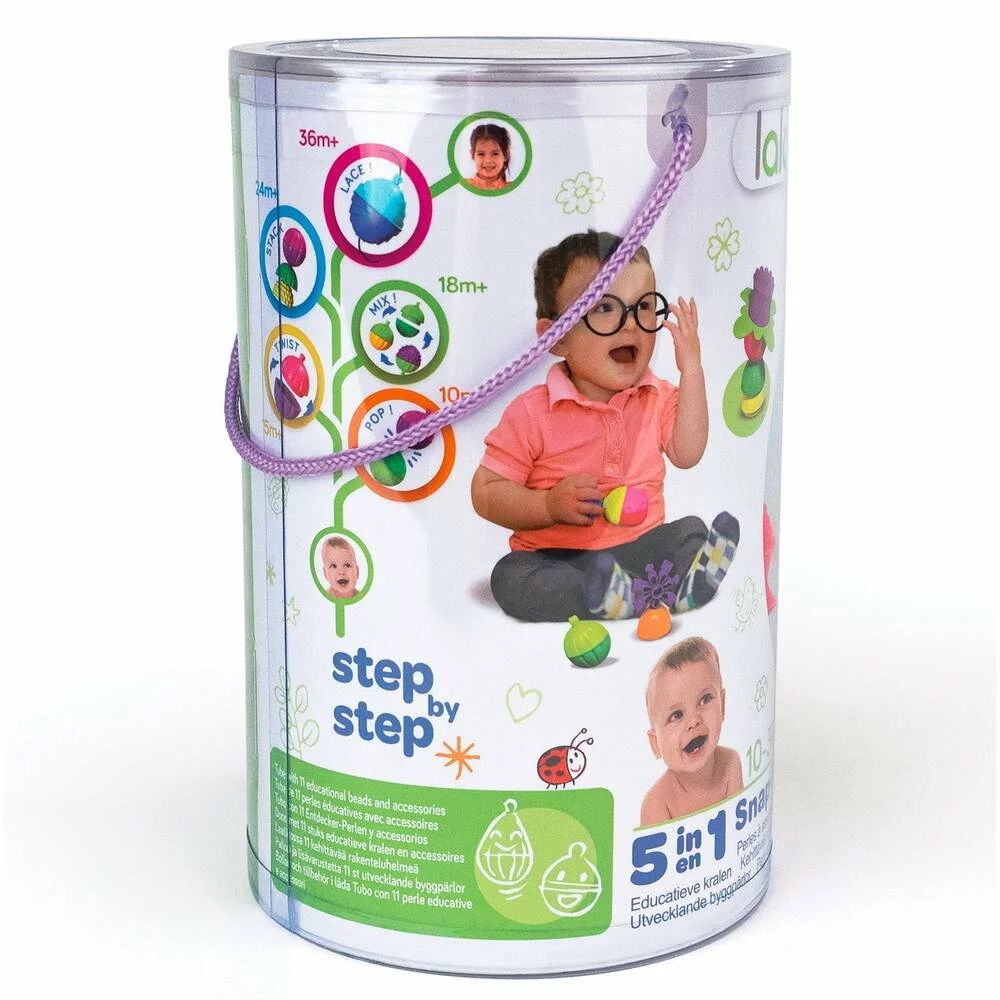 LALABOOM GROSSES PERLES EN FORME DE BOURGEON + ACCESSOIRES 2 LALABOOM GROSSES PERLES EN FORME DE BOURGEON + ACCESSOIRES – Image 2